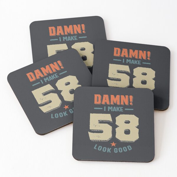 Item preview, Damn I Make 58 Look Good - Funny 58th Birthday Gift designed and sold by cidolopez.