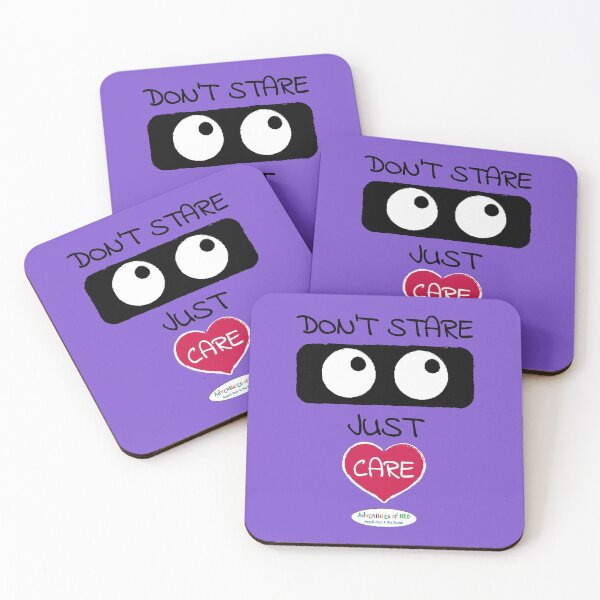 Item preview, Adventures of Neo - Don't Stare, Just Care (on purple) designed and sold by AdventuresOfNeo.