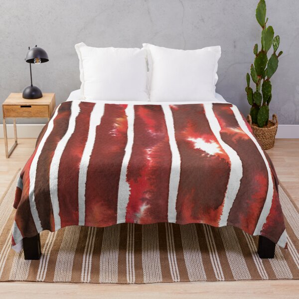 Item preview, Forêt de troncs rouges designed and sold by xyzebre.