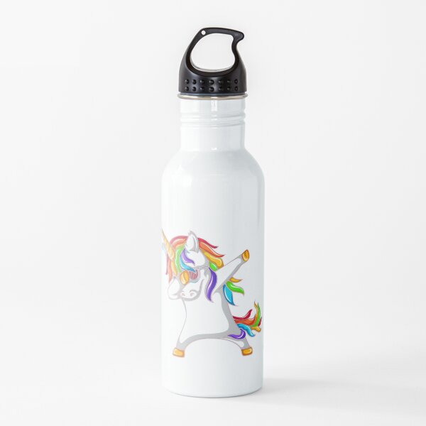 Dabbing unicorn Water Bottle