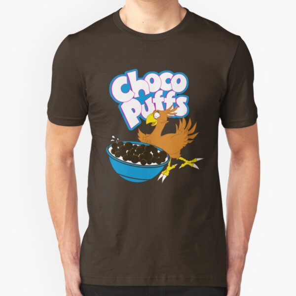 Coo Coo for Choco Puffs- Final Fantasy Spoof  Slim Fit T-Shirt