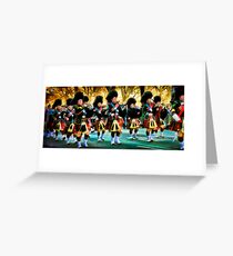 Part Time Pipe Band, Marching For Saint Patrick Greeting Card