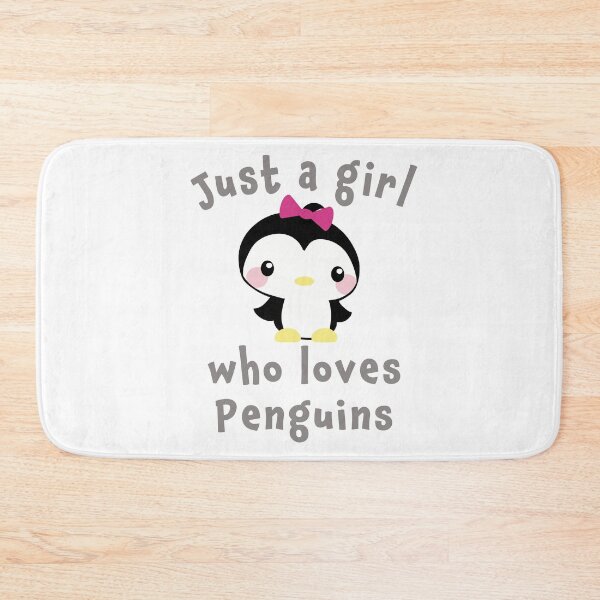 Item preview, Just a girl loves Penguins gift design designed and sold by LGamble12345.