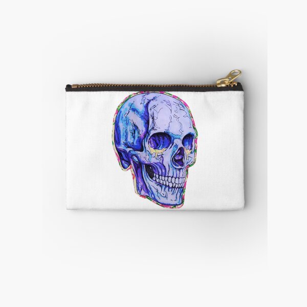 Item preview, Colorful abstract dripping skull designed and sold by Gigilorient.