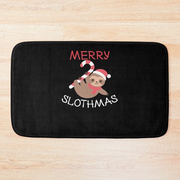 Item preview, Cute Sloth with Santa Hat Merry Slothmas! Christmas T-Shirt designed and sold by Nerd Digs.