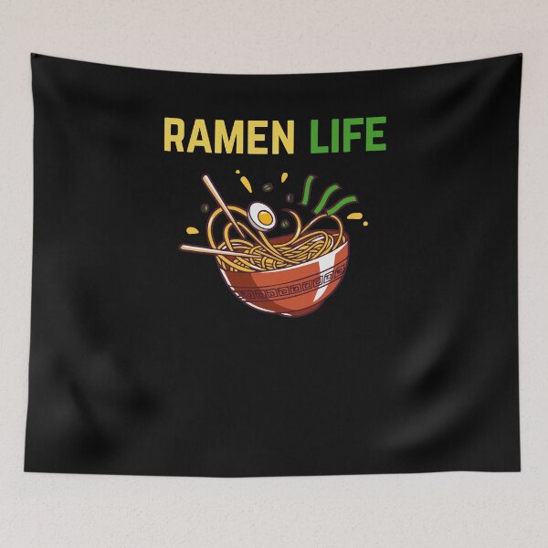 Item preview, Funny Ramen Noodles Bowl Asian Food Ramen Life T-Shirt designed and sold by Nerd Digs.