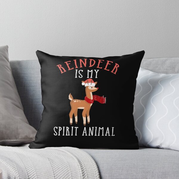 Item preview, Funny Reindeer Is My Spirit Animal Christmas  T-Shirt designed and sold by Nerd Digs.