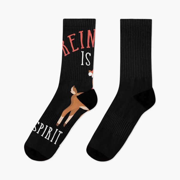 Item preview, Funny Reindeer Is My Spirit Animal Christmas  T-Shirt designed and sold by Nerd Digs.