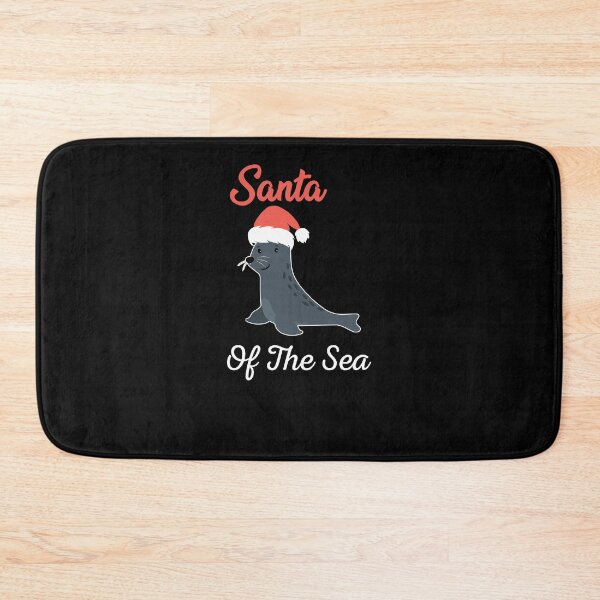 Item preview, Santa of The Sea Funny Christmas Seal Animal T-Shirt designed and sold by Nerd Digs.