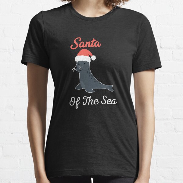 Santa of The Sea Funny Christmas Seal Animal T-Shirt Essential T-Shirt