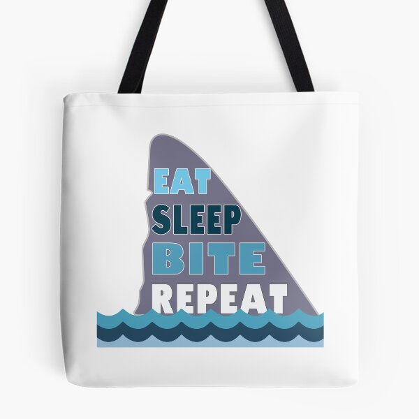 Artikelvorschau, Shark Eat Sleep Bite wiederholen Design für Kinder entworfen und verkauft von LGamble12345.
