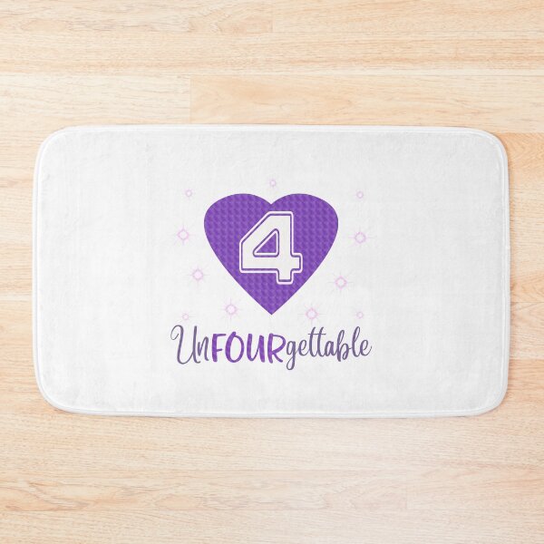 Item preview, Top Fun 4th Birthday Unfourgettable Gift Design on light designed and sold by LGamble12345.