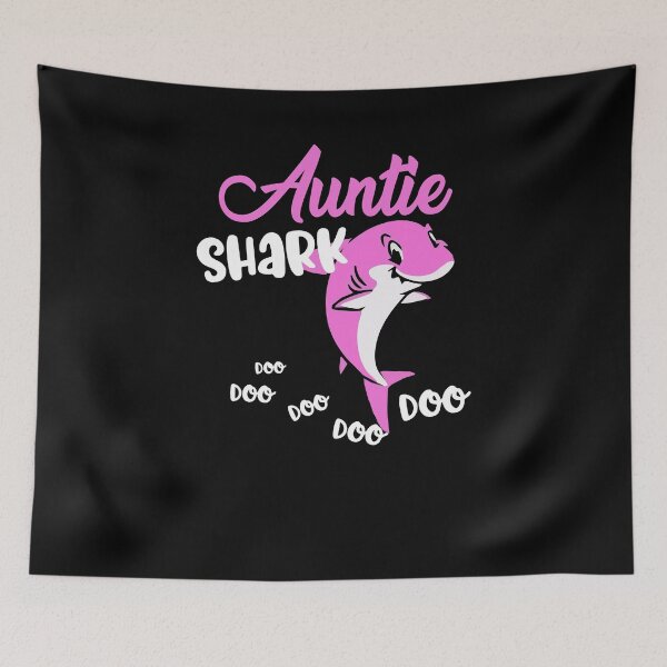 Item preview, Funny Auntie Shark Doo Doo Cute T-Shirt designed and sold by Nerd Digs.