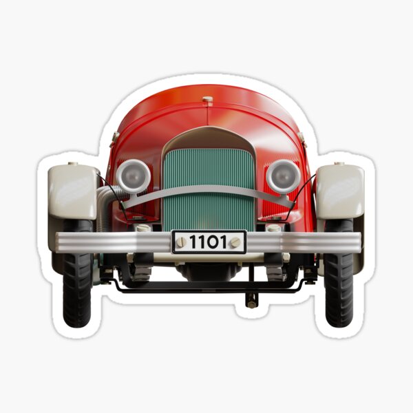 Mercedes-Benz Car Toy (front) Sticker