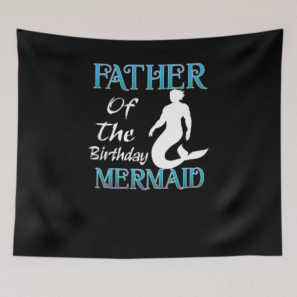 Item preview, Funny Father of the Birthday Mermaid T-Shirt designed and sold by Nerd Digs.