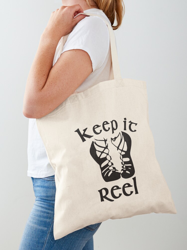 Funny Keep it Reel irish dance Gift Tote Bag for Sale by LGamble12345
