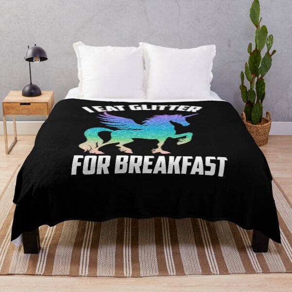 Item preview, Funny I Eat Glitter For Breakfast T-shirt designed and sold by Nerd Digs.