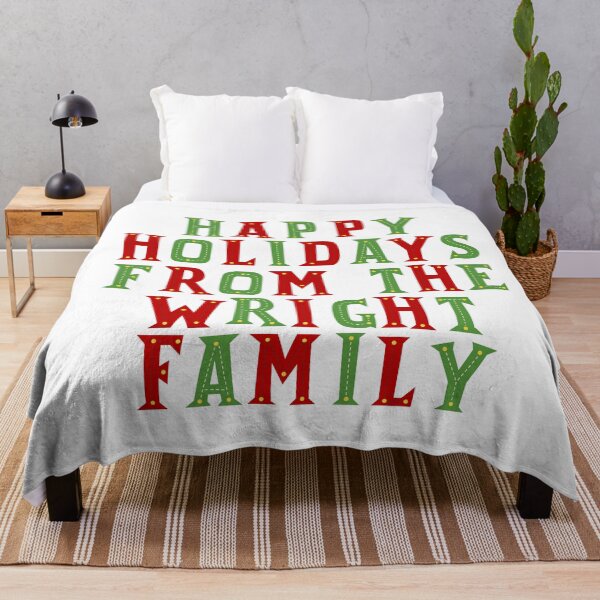 Item preview, Happy holidays from the Wright family designed and sold by Urosek.