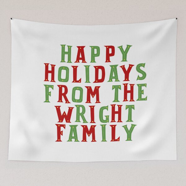 Item preview, Happy holidays from the Wright family designed and sold by Urosek.