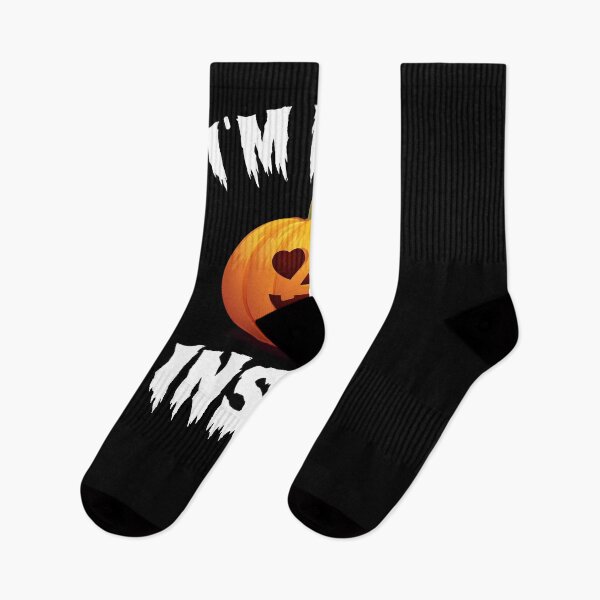 Item preview, I'm dead inside Pumpkin Happy Face T-Shirt designed and sold by Nerd Digs.