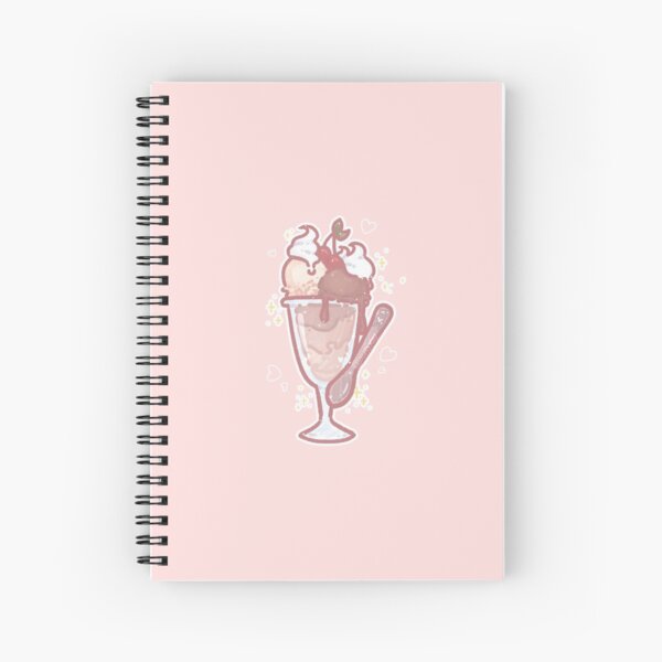 tasty choco icecream Spiral Notebook