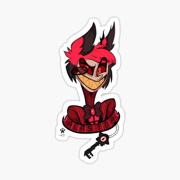 Alastor Hazbin Hotel Sticker For Sale By Galaxytheartist Redbubble My Xxx Hot Girl