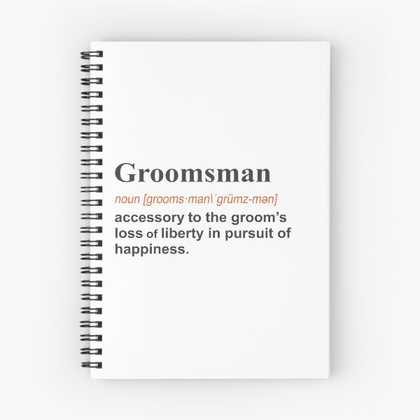 Item preview, Funny Groomsman Gift Definition for wedidngon light designed and sold by LGamble12345.