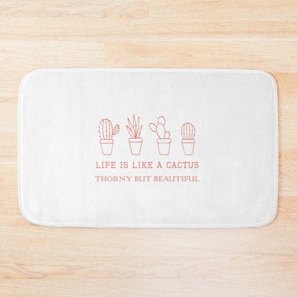 Item preview, Life is Like a Cactus Thorny but Beautiful Gift Design designed and sold by LGamble12345.