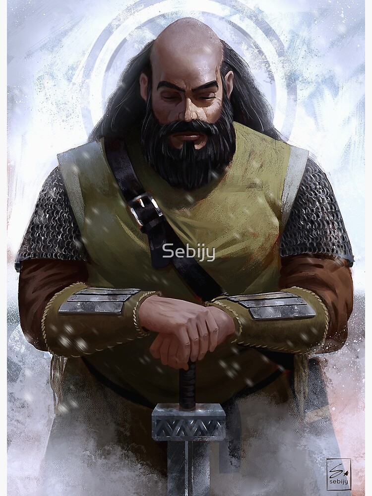 Lamina Rigida Ragnar De La Saga Vinland De Sebijy Redbubble