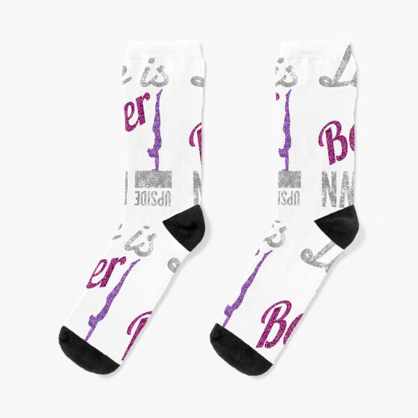 Personalised Gymnast Handstand Girls Trainer Socks – Sweet & Sassy