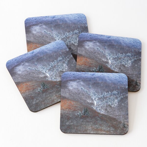 Item preview, The blue Hoar Frost Limit.....The blue and red Mountains at Lake Annecy designed and sold by Imi Koetz.