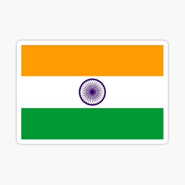 Inde indien drapeau 100mm vinyle sticker autocollants x1 2 bonus