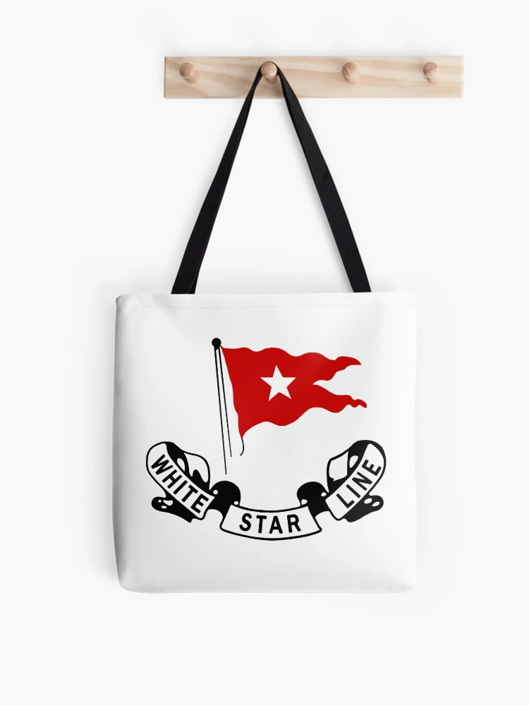 TRE☆STAR - TOTE BAG Ｌ　WHITE Titanic White Star Line