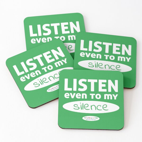 Item preview, Adventures of Neo - Listen, Even To My Silence (on green) designed and sold by AdventuresOfNeo.