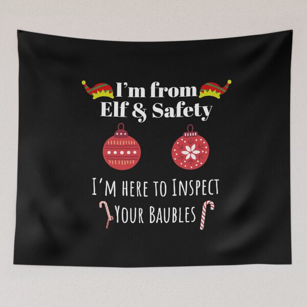 Item preview, I'm From Elf & Safety Christmas Christmas Tree designed and sold by MooonTees.