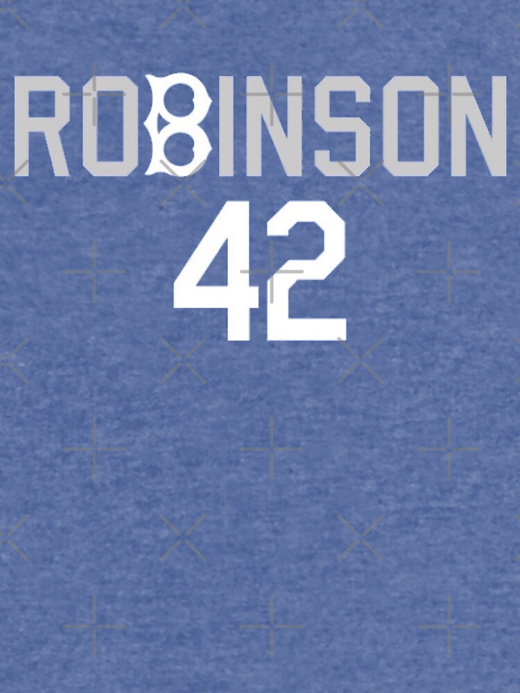 Jackie Robinson #42 Brooklyn Dodgers Light Blue Cooperstown