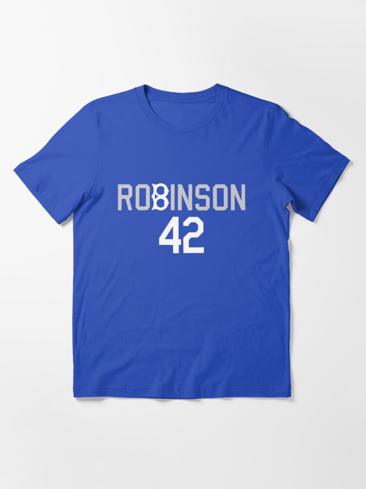 Jackie Robinson 42 años Dodgers de Brooklyn Camiseta esencial - Main Image
