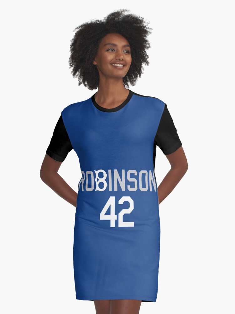 Best Selling Product] Brooklyn Dodgers Jackie Robinson 42 Mlb White Jersey  Inspired Style Hot Outfit Hoodie Dress