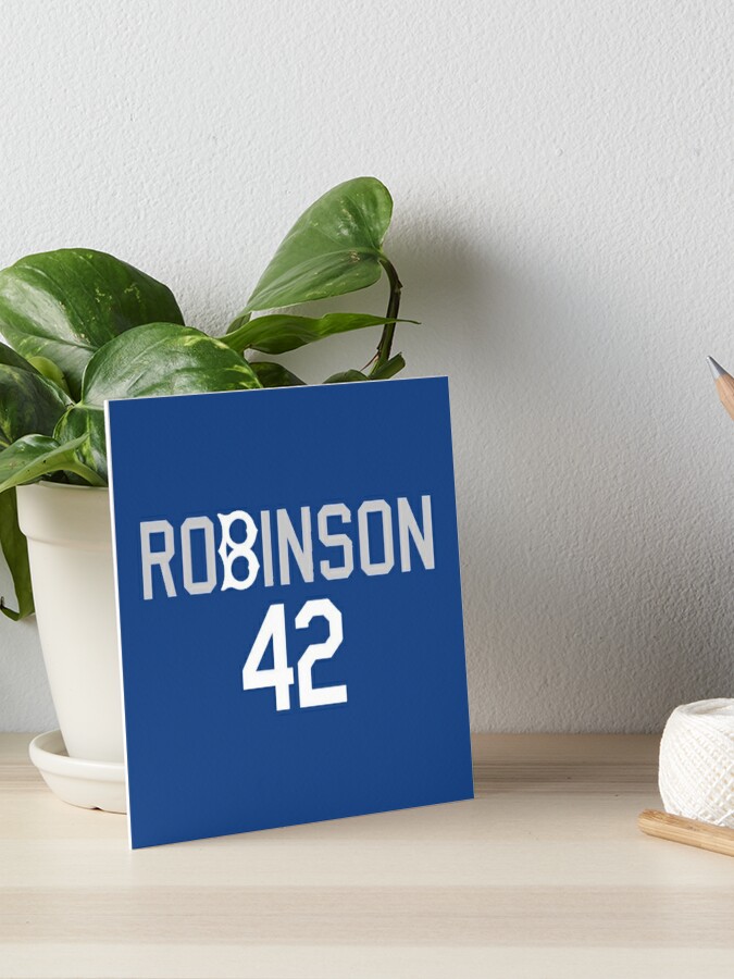 Jackie Robinson, number 42, Brooklyn Dodgers Canvas Print