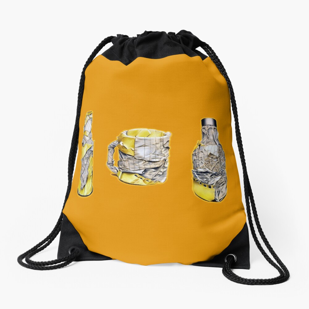 Pres (Colour pencil drawing) Drawstring Bag