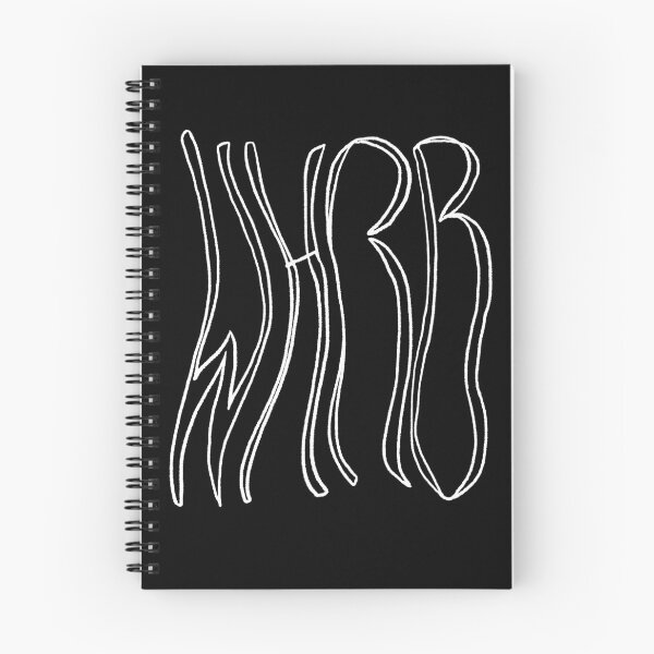 Item preview, Wavy WHRB White on Black designed and sold by WHRB 95.3 FM Harvard Radio.