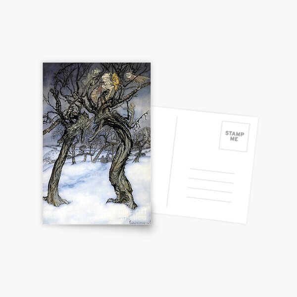Whispering Trees - Arthur Rackham Postcard