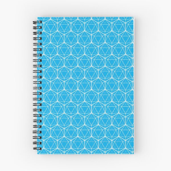 Item preview, Icosahedron White on Bright Blue designed and sold by Beth Thompson.