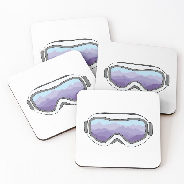 Item preview, Snow Goggles with View of Mountain Range designed and sold by elmma design.