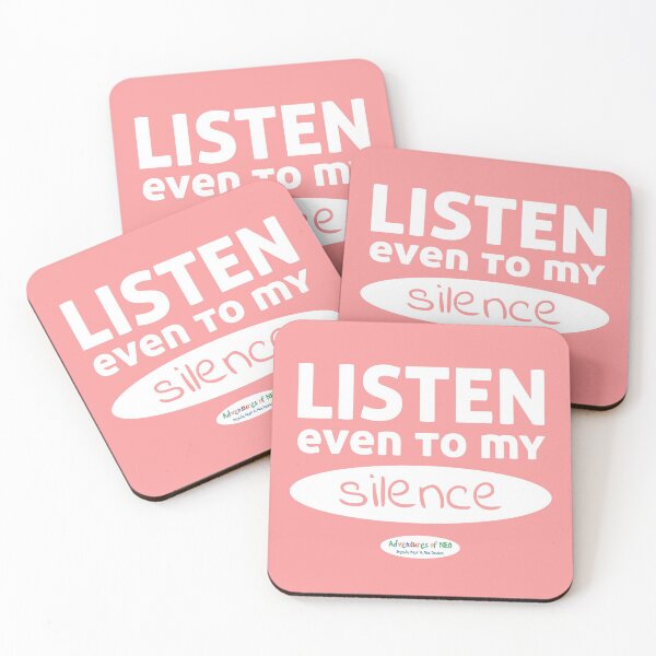 Item preview, Adventures of Neo - Listen, Even To My Silence (on pink) designed and sold by AdventuresOfNeo.