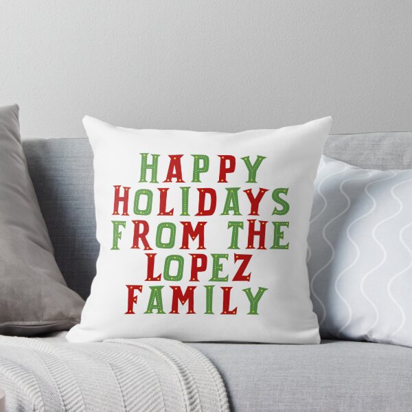 Item preview, Happy holidays from the Lopez family designed and sold by Urosek.