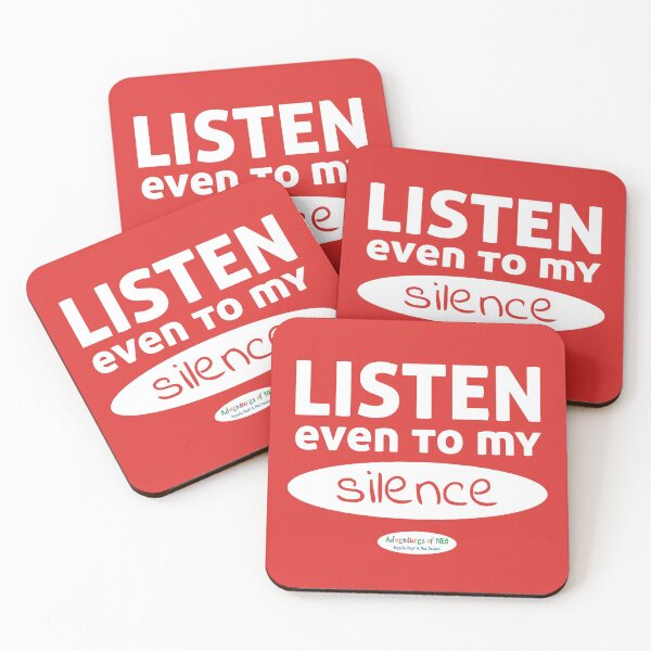 Item preview, Adventures of Neo - Listen, Even To My Silence (on red) designed and sold by AdventuresOfNeo.