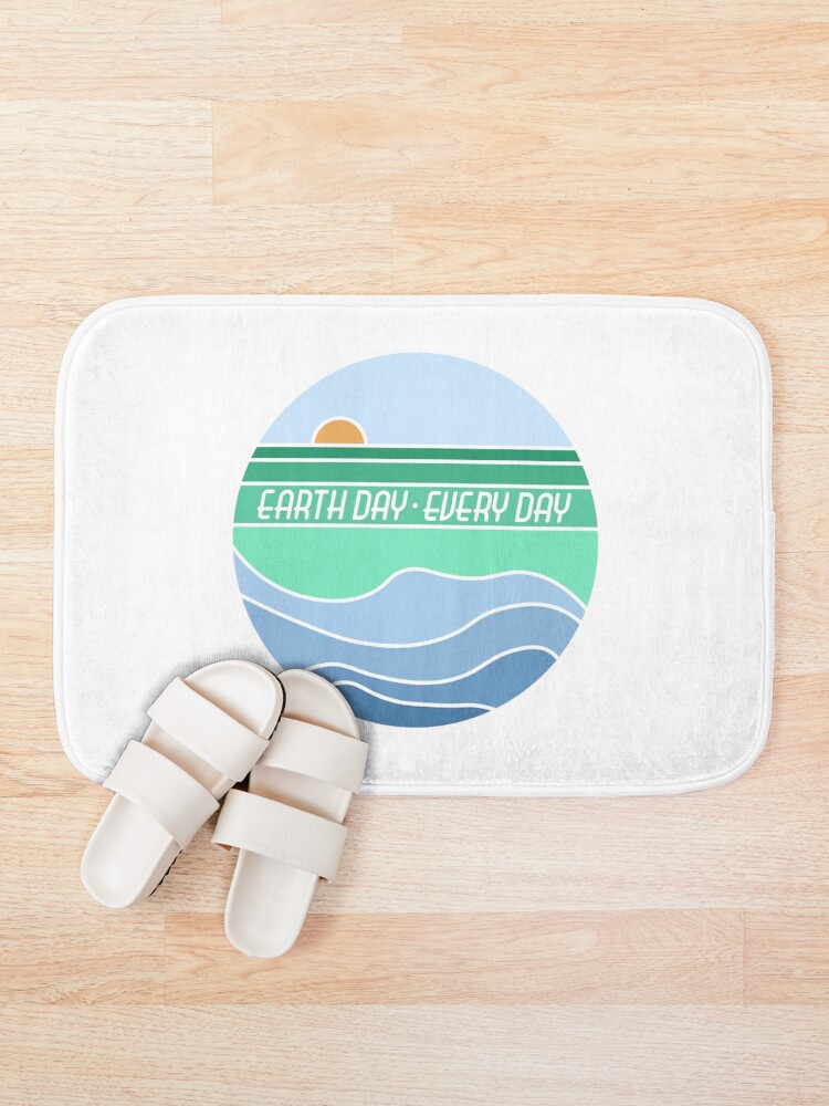 Alternate view of Earth Day Every Day Bath Mat