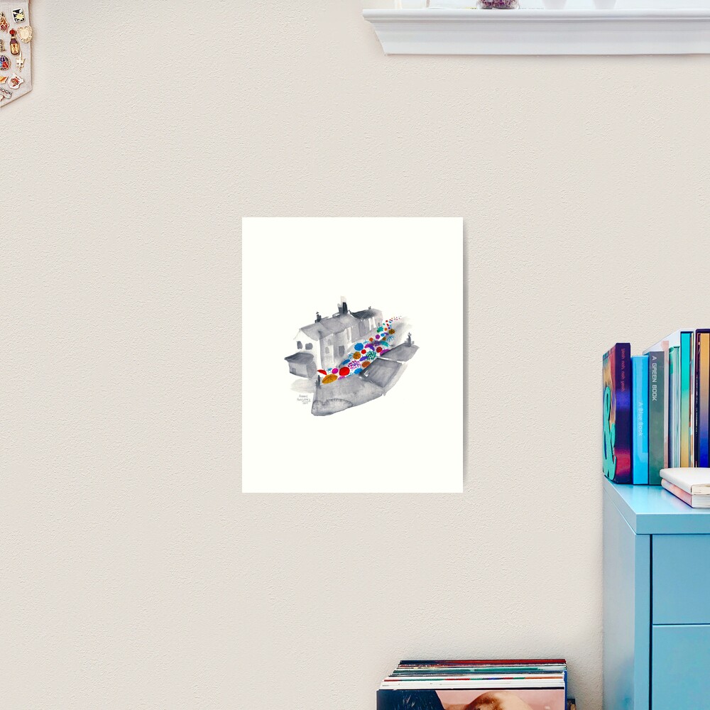 Psychedelic Boa Constrictor Art Print