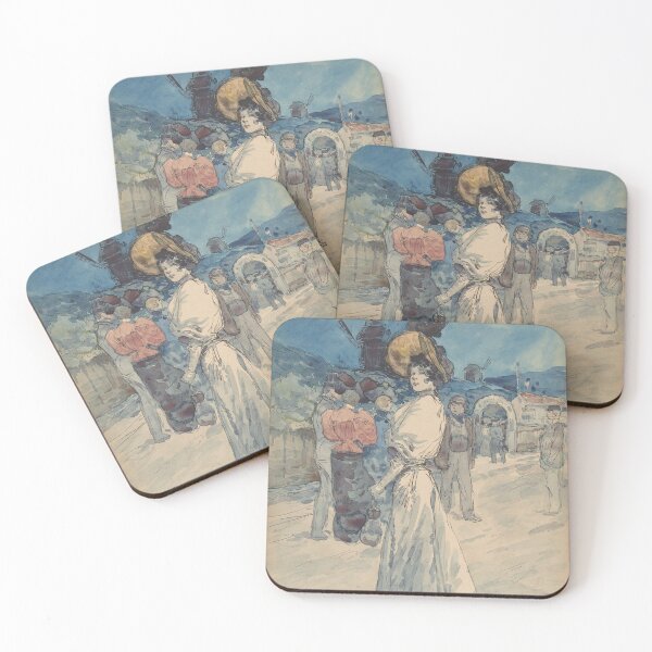 Item preview, A Parisienne Outside the Moulin de la Galette designed and sold by peachypisces.